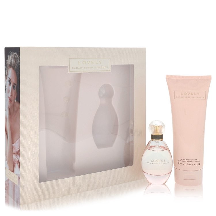 Lovely By Sarah Jessica Parker Gift Set (50ml Eau De Parfum Spray + 200ml Body Lotion) Womens Perfume