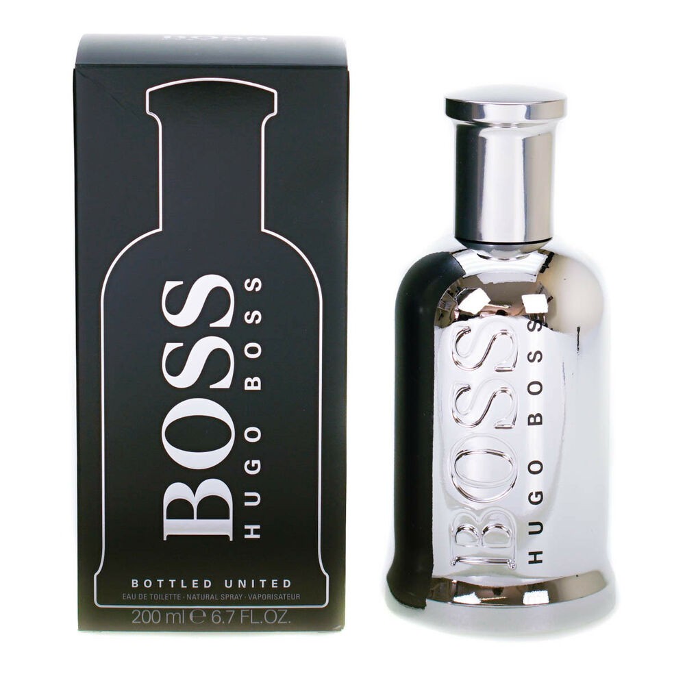 Silver hugo boss shop aftershave
