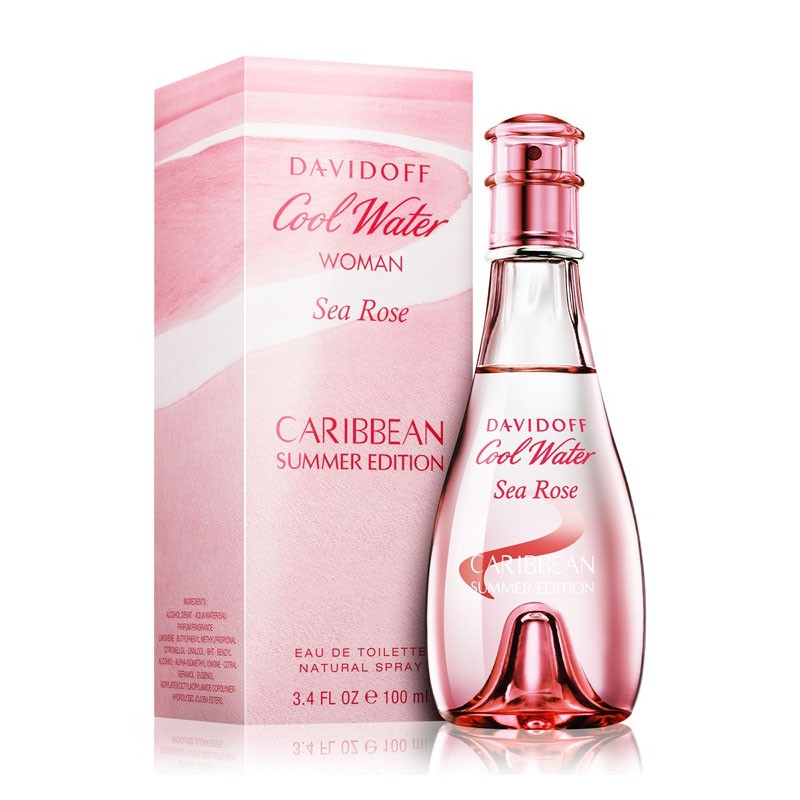 Cool Water Woman Sea Rose Caribbean Summer By Davidoff