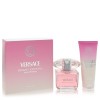 Bright Crystal By Versace Gift Set (90ml Eau De Toilette Spray + 100ml Body Lotion) Womens Perfume